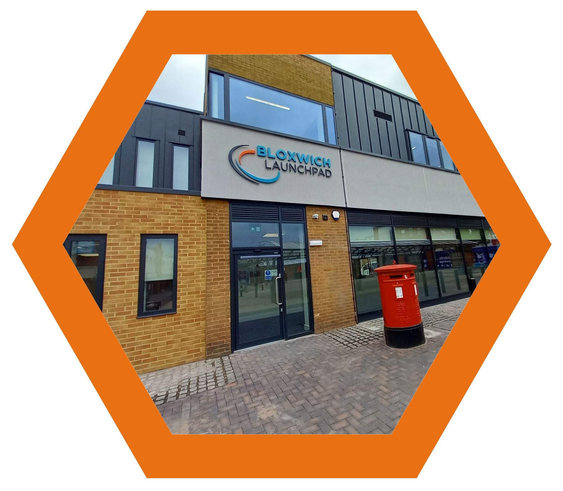 Main entrance of Bloxwich Launchpad