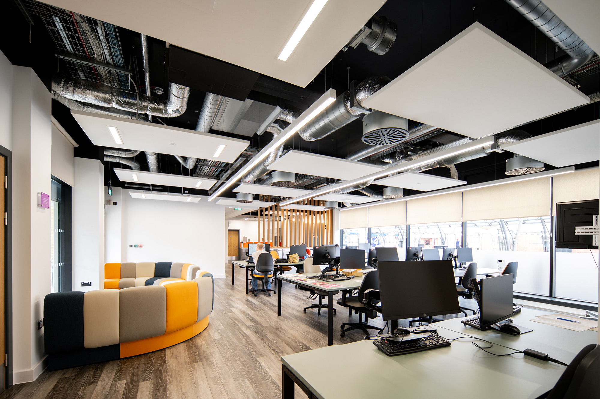 Interior of refurbished Bloxwich Launchpad (image by Speller Metcalfe)